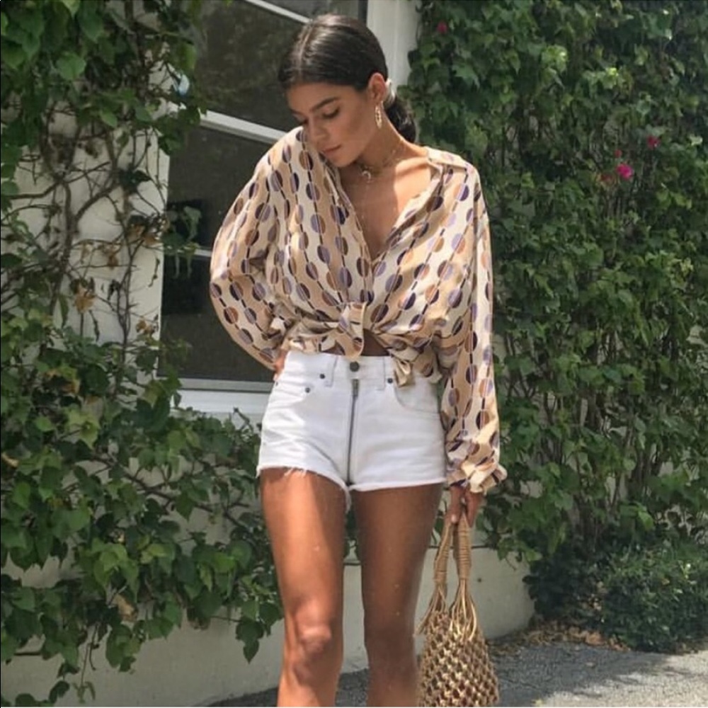 100% silk blouse